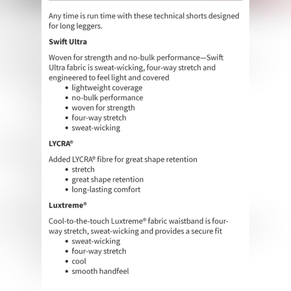 LULULEMON run times short bumble quilt 529 size 4 - Picture 4 of 11